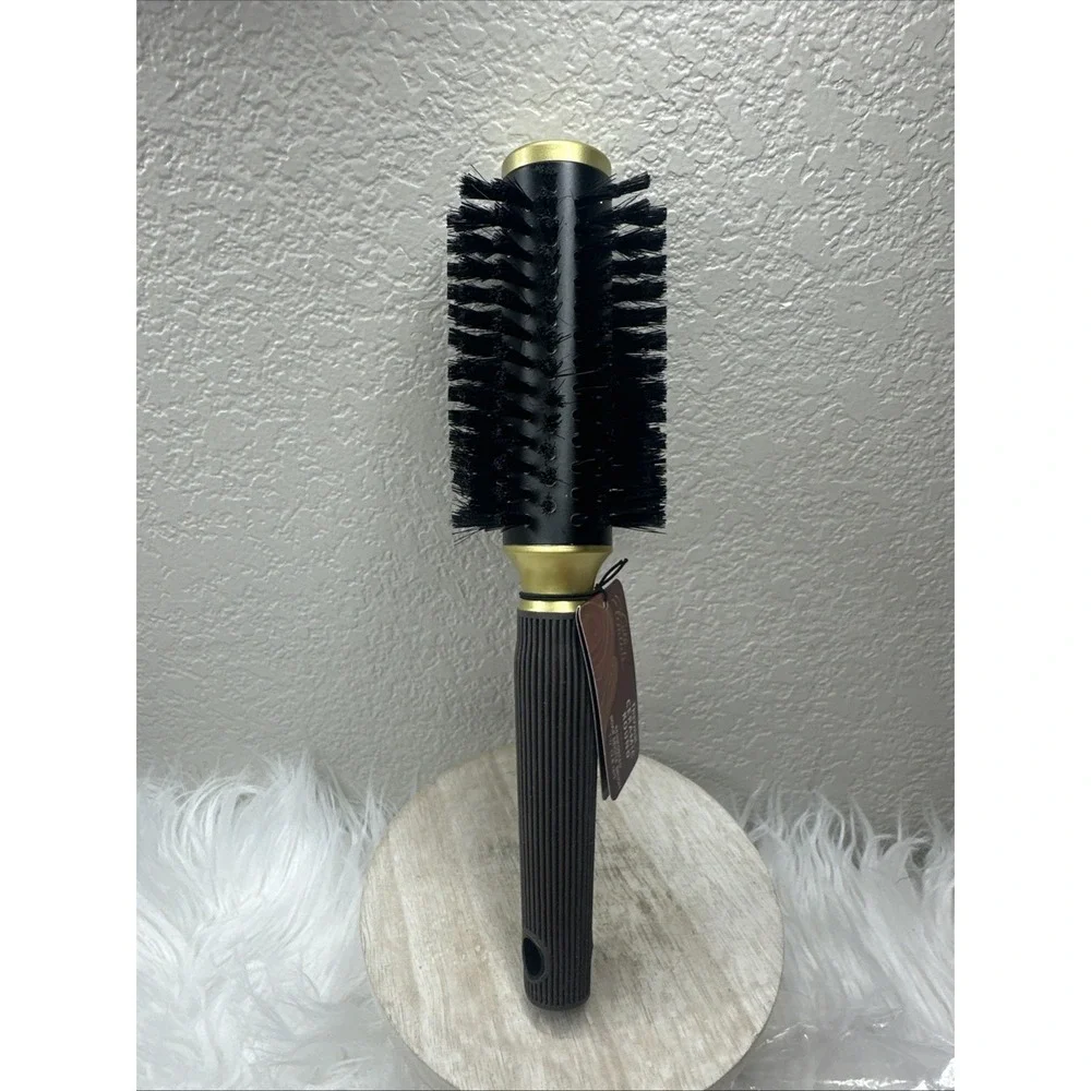 $9 🌙 Silk Elements Thermal Boar Ceramic Round Brush 1 1/2 Barrel NEW